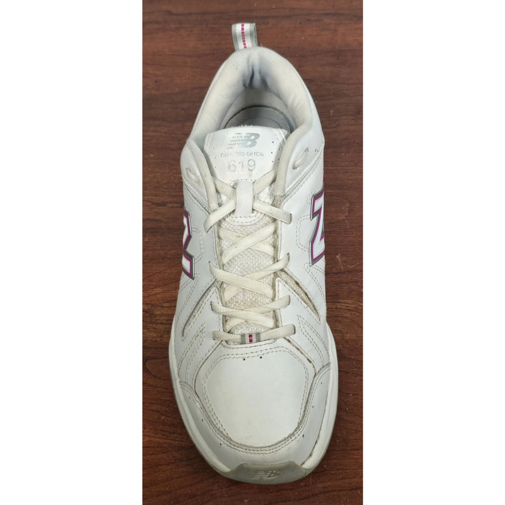 Women's New Balance 619 Casual Comfort Cross Trainer White Pink Size 10B WX619WP - Picture 6 of 9